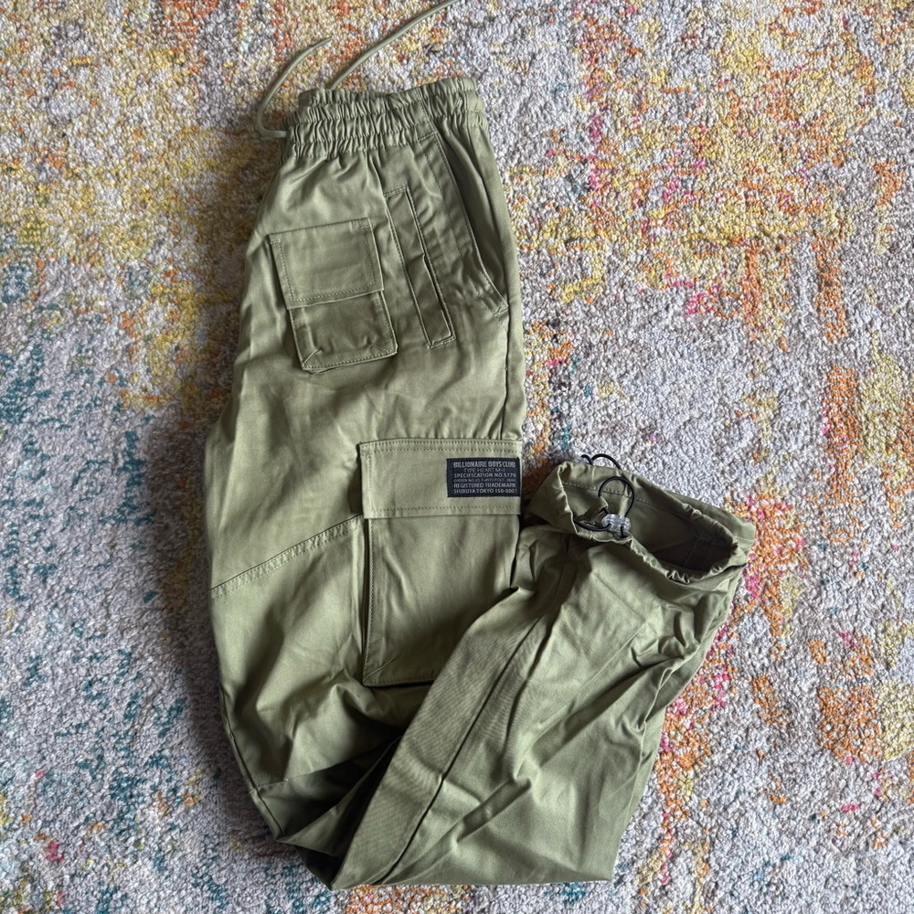 Billionaire Boys Club Olive Green Cargo Jogger Pants